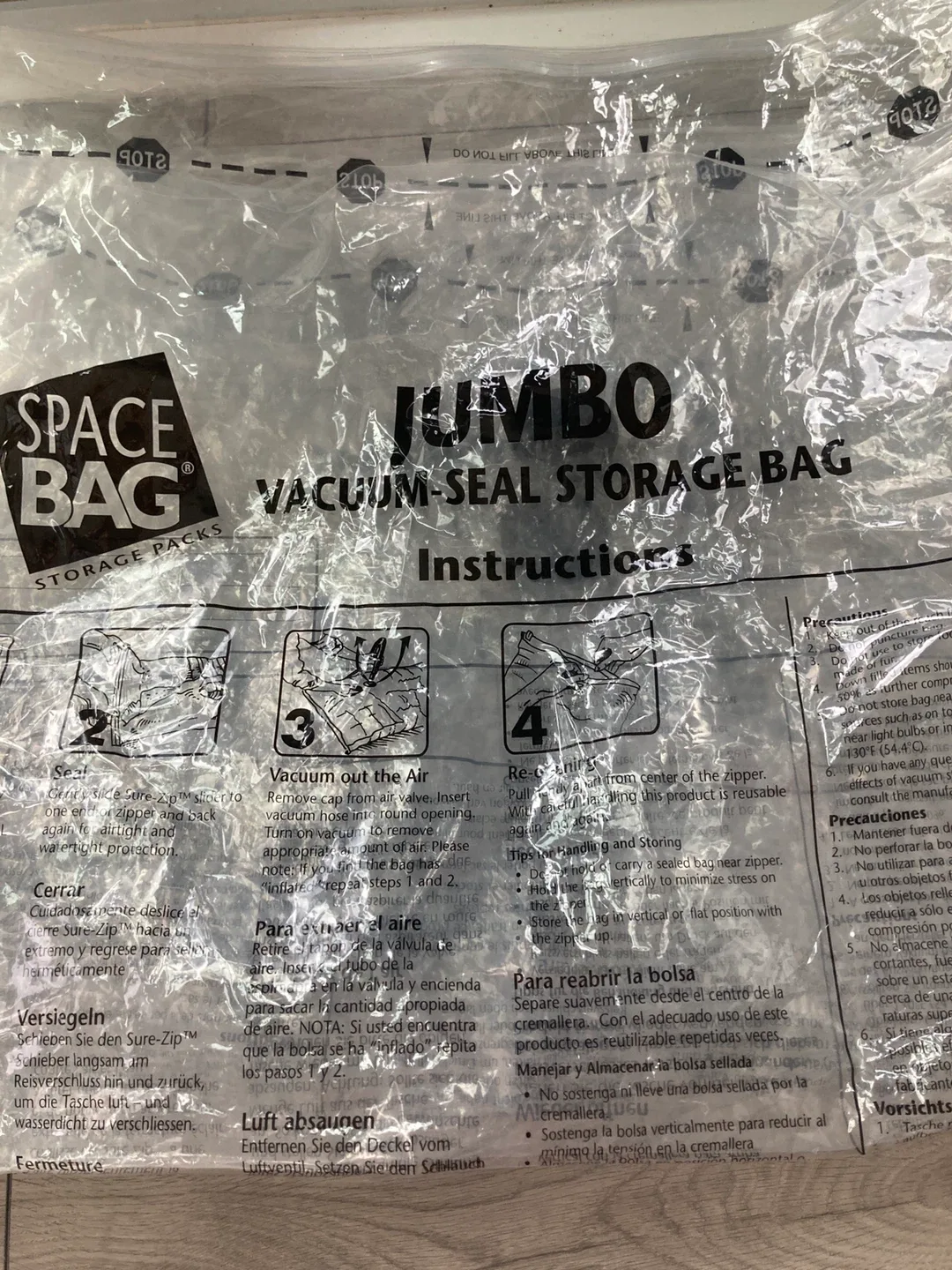 SPACE BAG x2JumboSealStorage Bag - New thumbnail