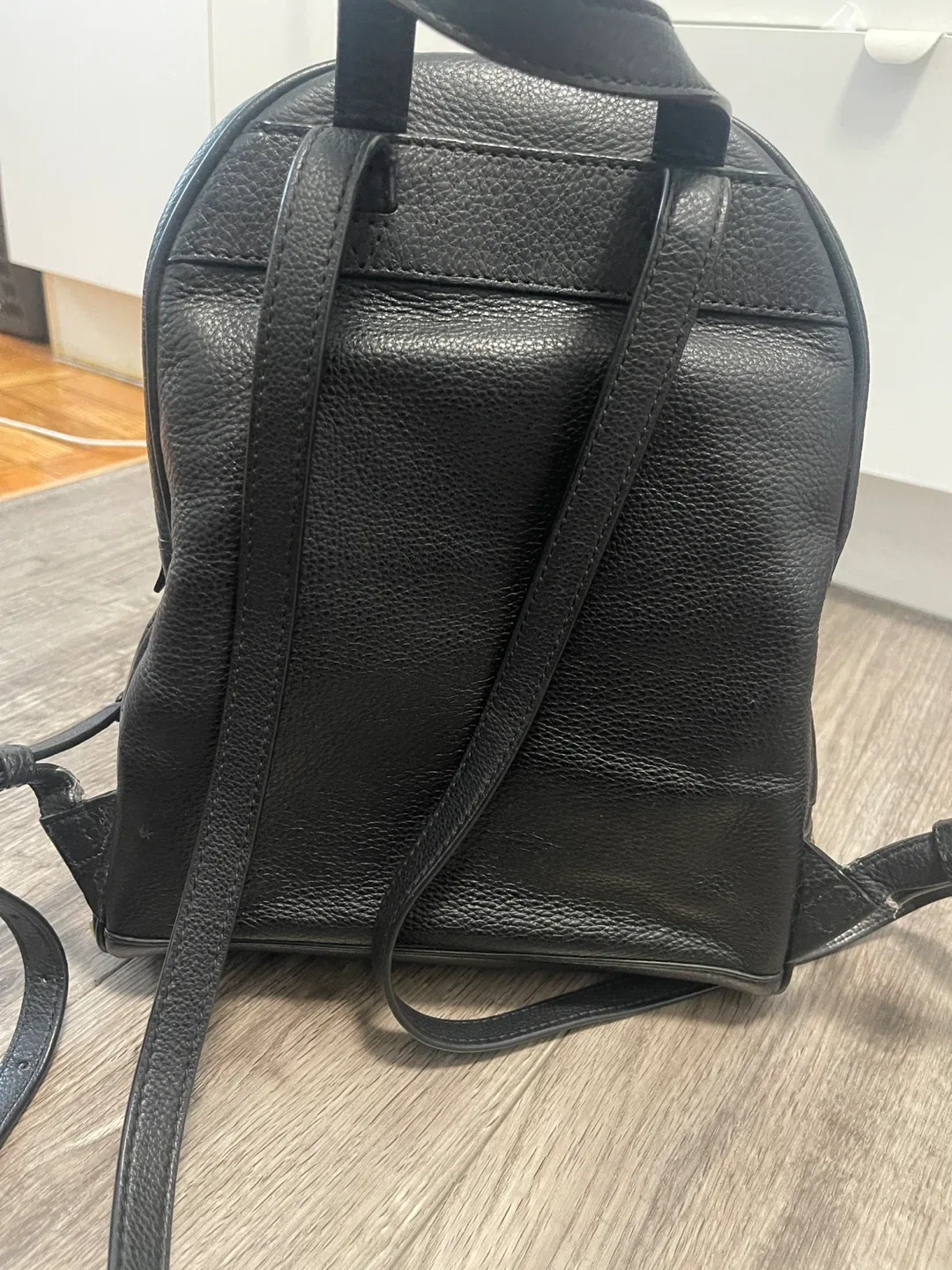 Michael Kors Black Leather Studded Backpack image indicator(3)