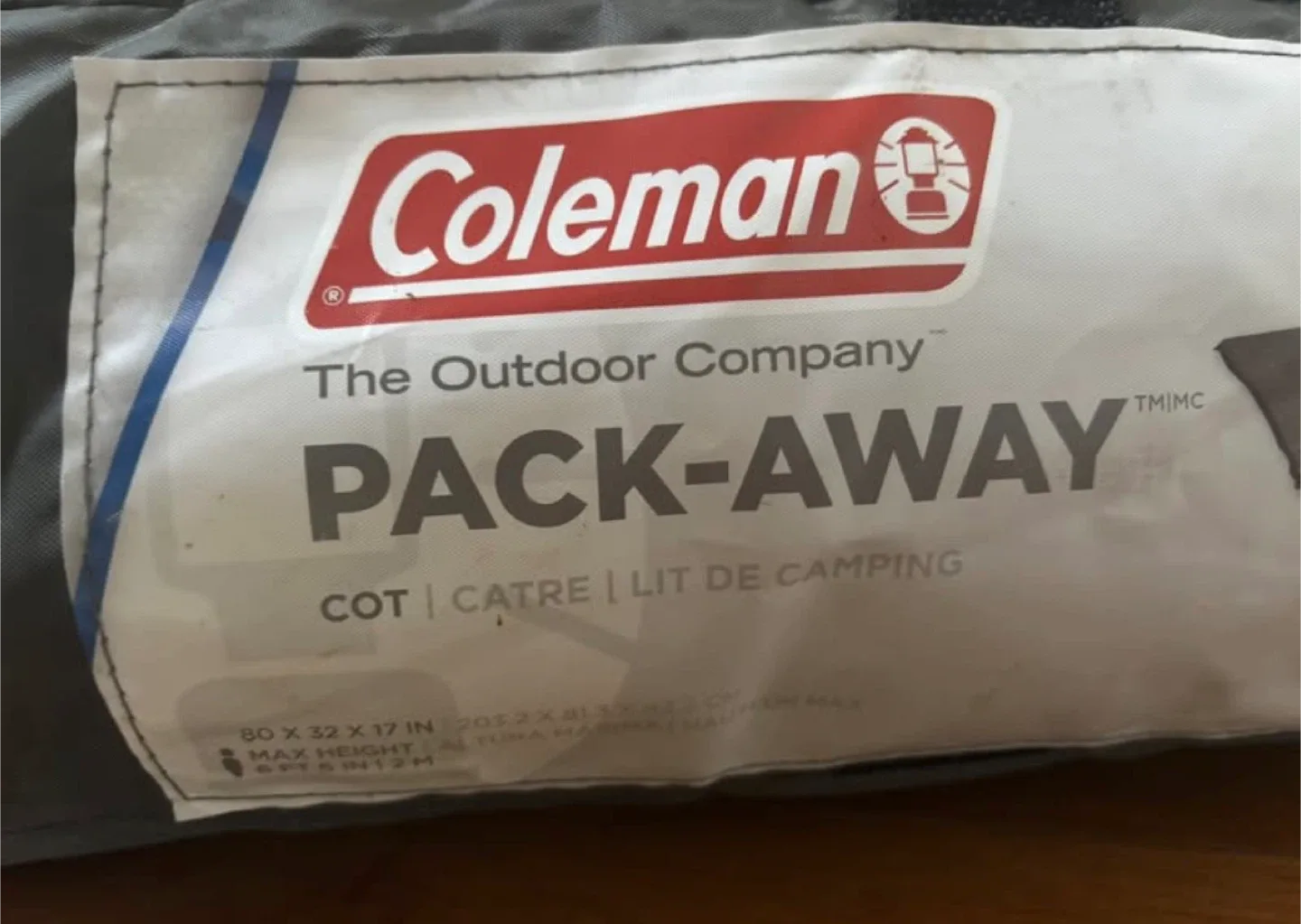 Coleman Pack-Away Cot - Camping image indicator(2)