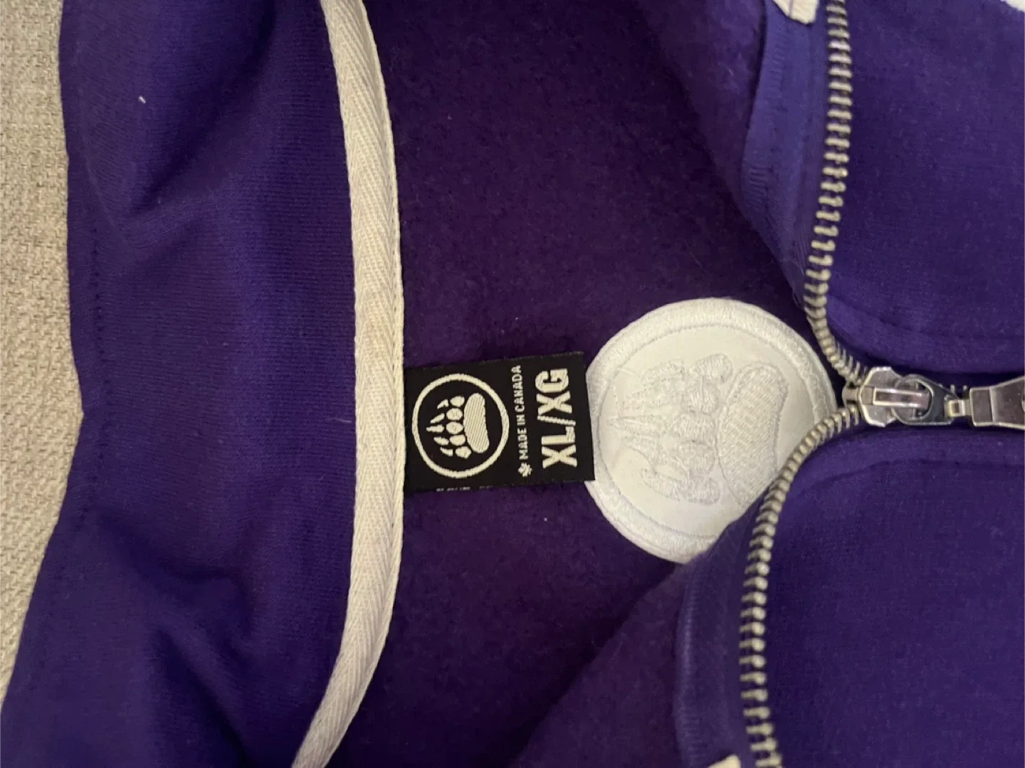 Muskoka Bear Wear Purple Pullover - XL/XG image indicator(3)