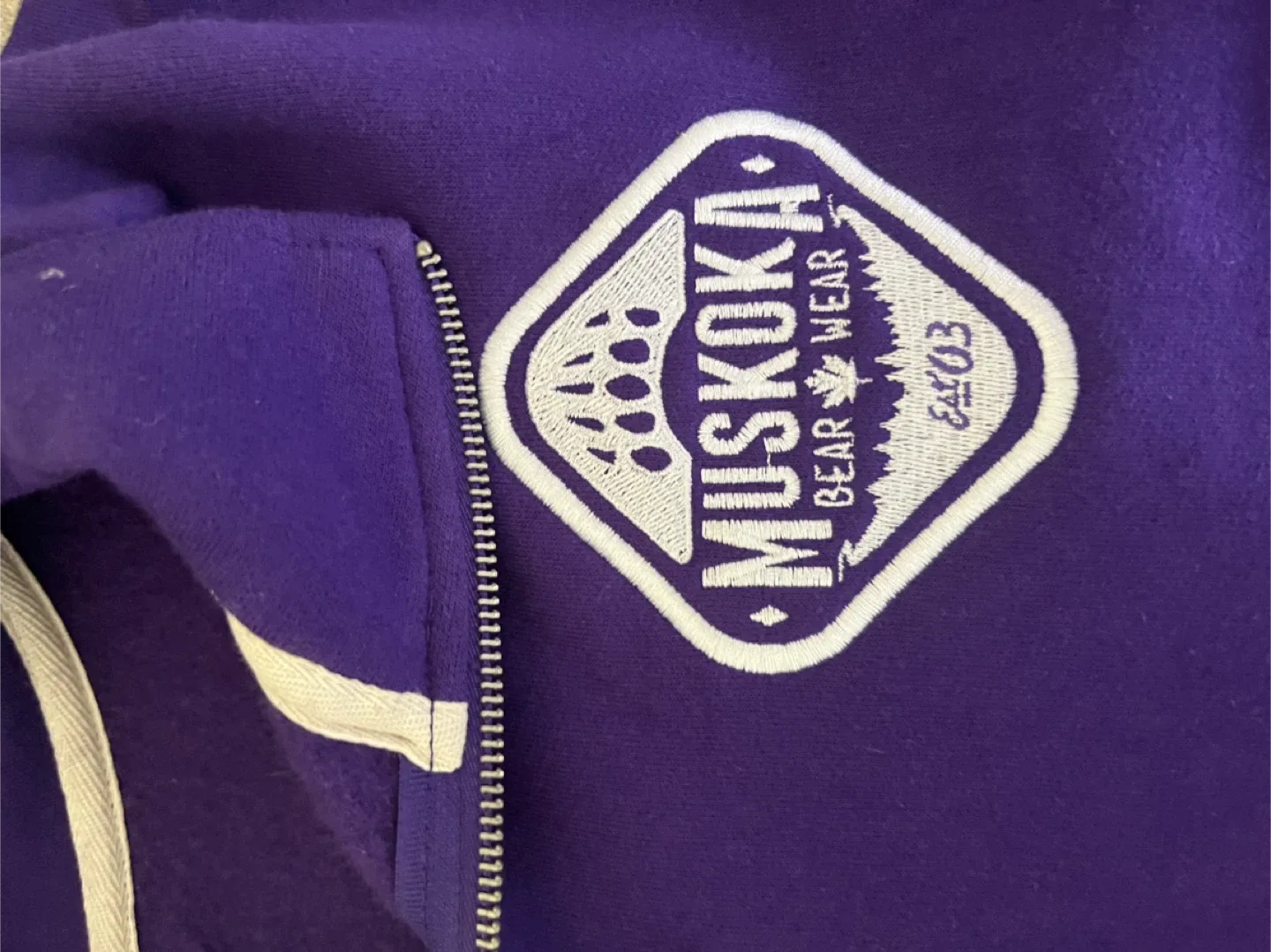 Muskoka Bear Wear Purple Pullover - XL/XG image indicator(2)