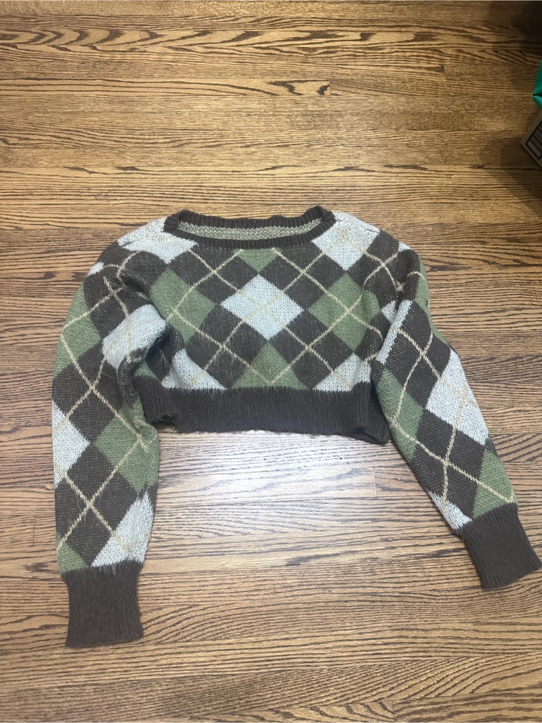 Argyle Knit Sweater