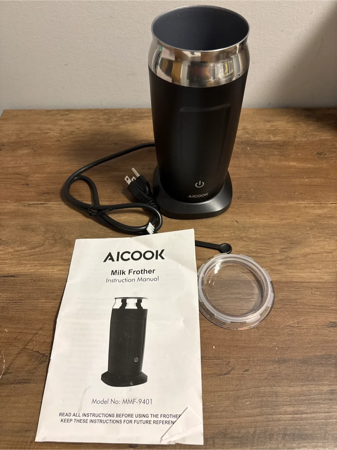 New AICOOK Milk Frother - Model MMF-9401 image indicator(7)
