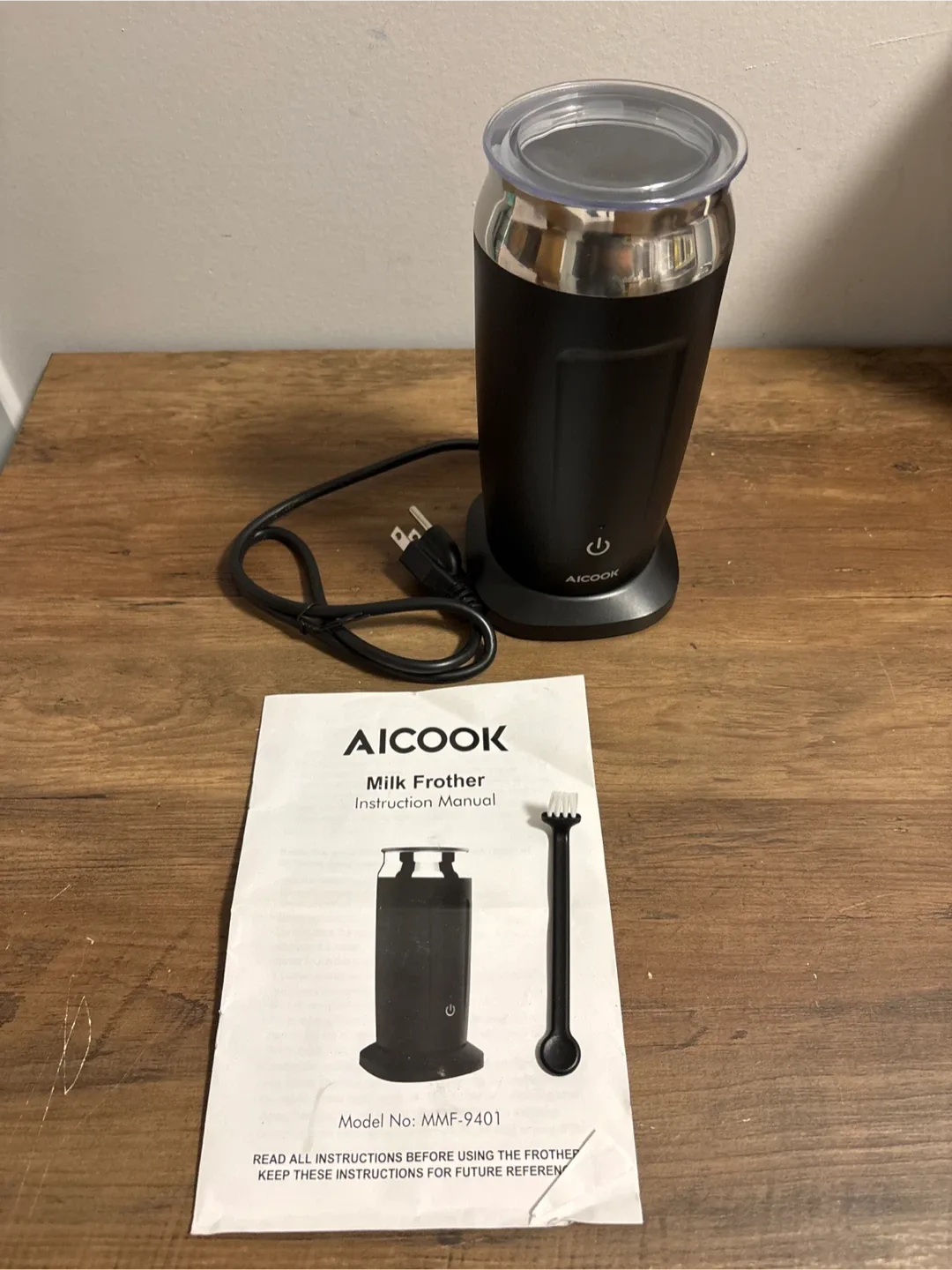 New AICOOK Milk Frother - Model MMF-9401 image indicator(8)
