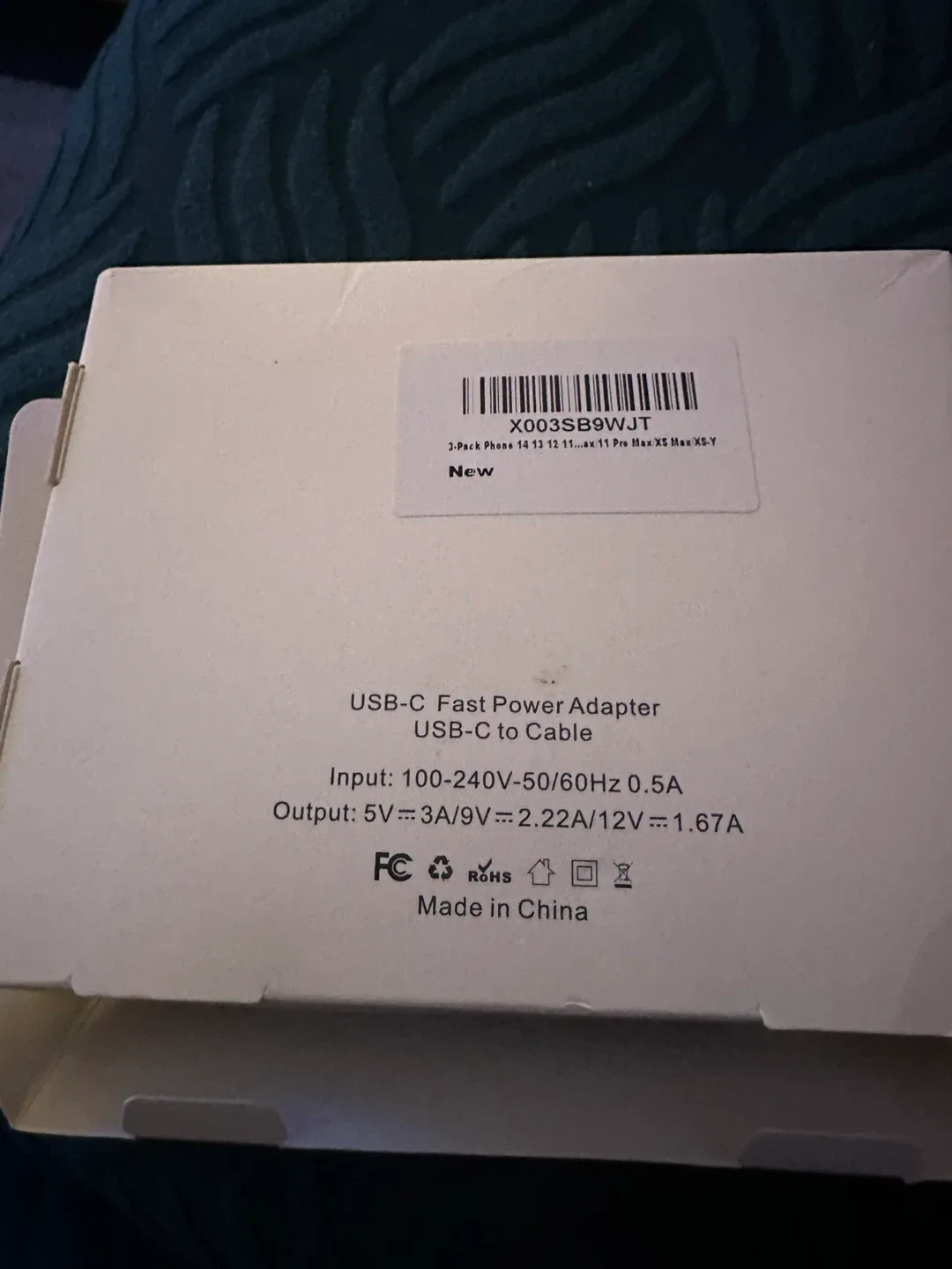 New 3-Pack Phone Charger USB-C Fast Power Adapter image indicator(4)