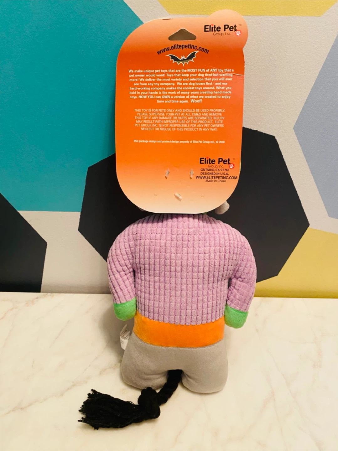 Elite Pet Spooky Woof Frankenstein Dog Toy - photo 2