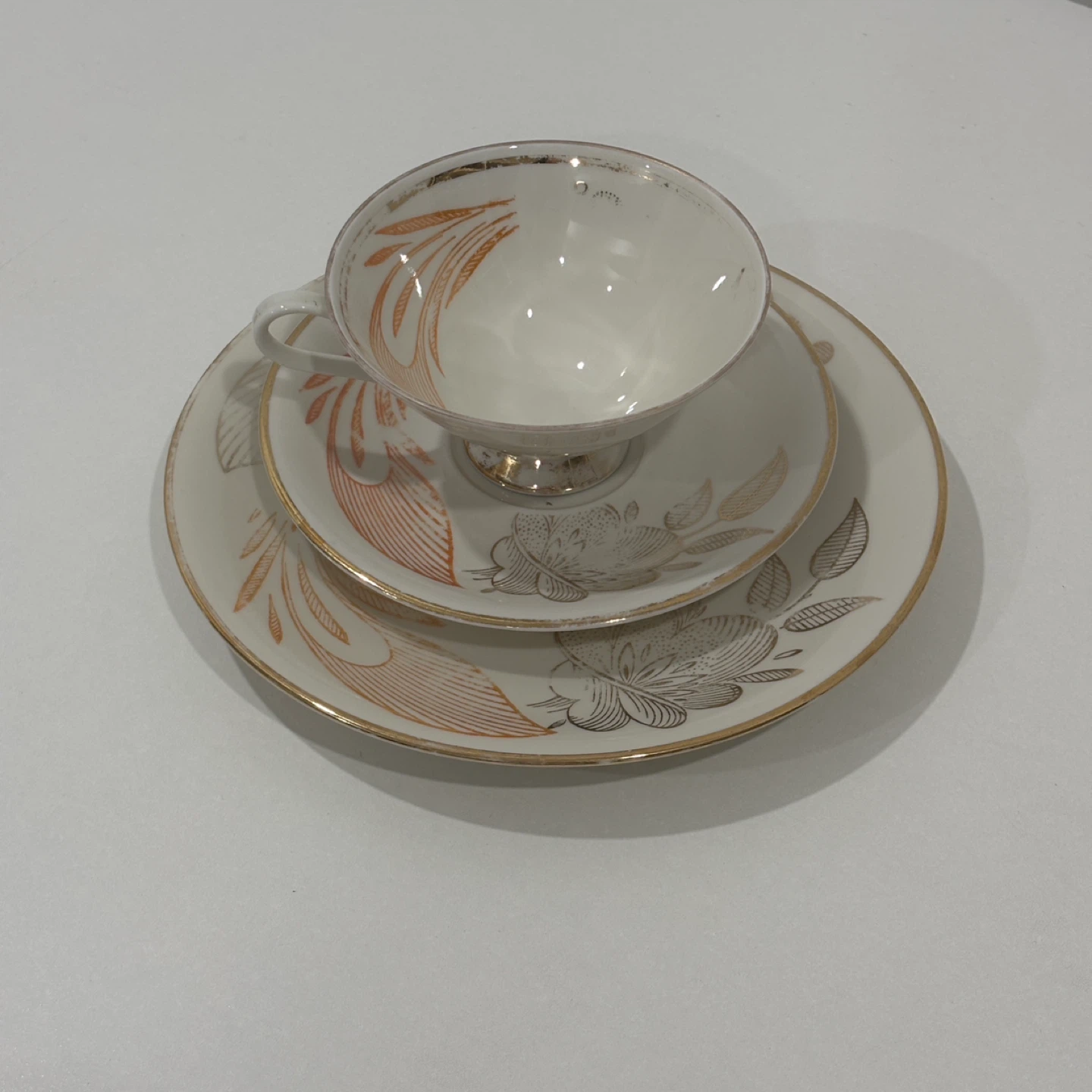 Vintage Tea Cup Set Bavaria Schirnding Porzellan Germany