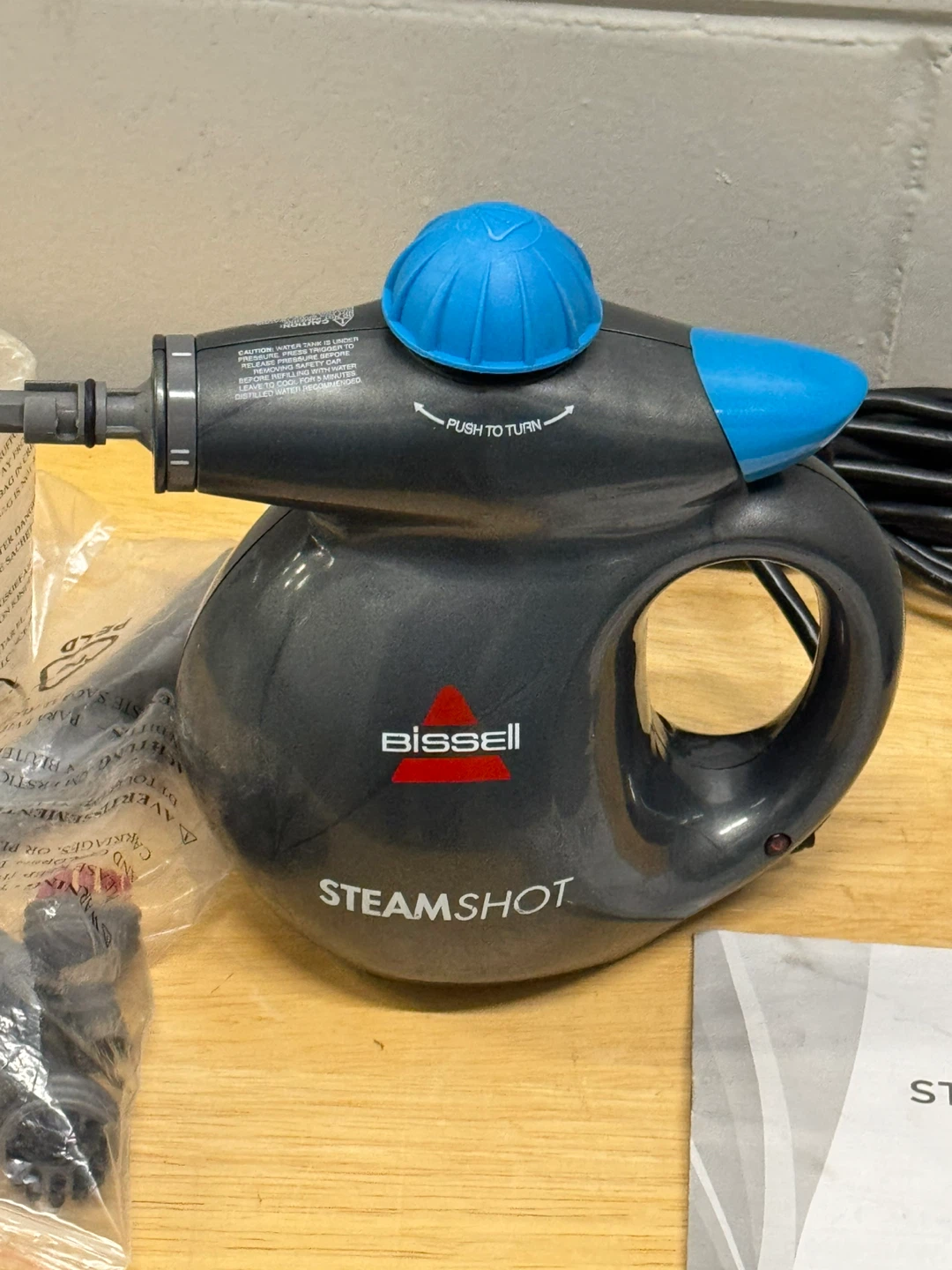 Bissell SteamShot Handheld Steam Cleaner - Like New!