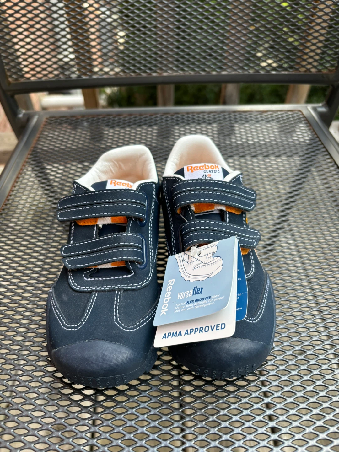 Reebok Versaflex Toddler Shoes - Navy/Orange - photo 3