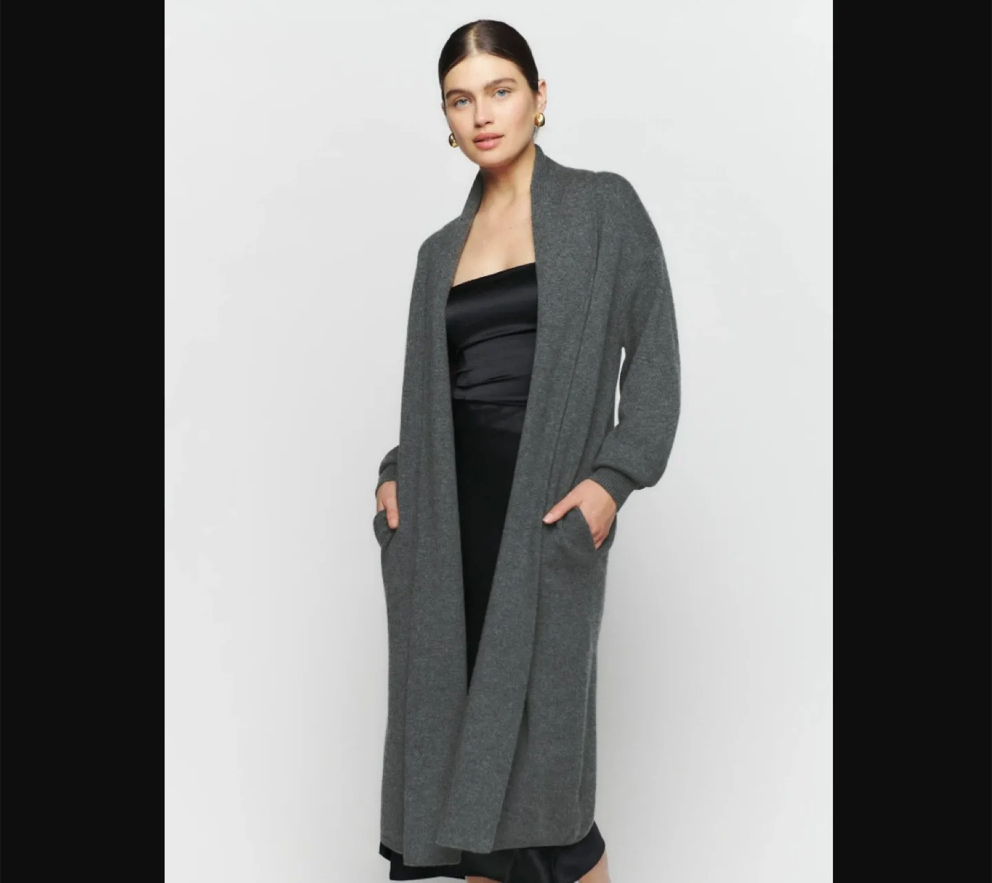 Reformation “Liam” Cashmere Long Cardigan *Worn Once* thumbnail