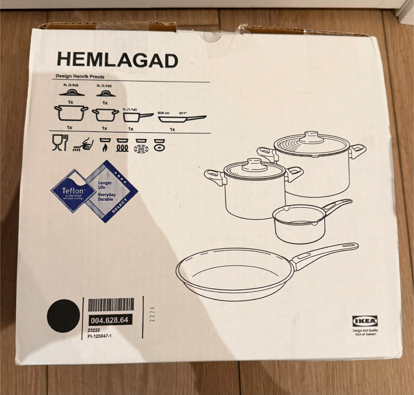 IKEA Hemlagad Cookware Set - New in Box!