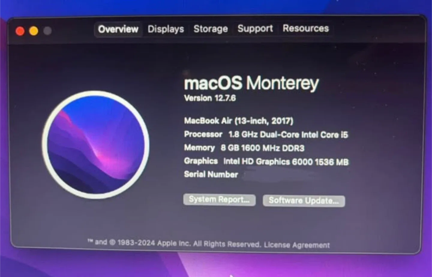 MacBook Air (13-inch, 2017) image indicator(2)