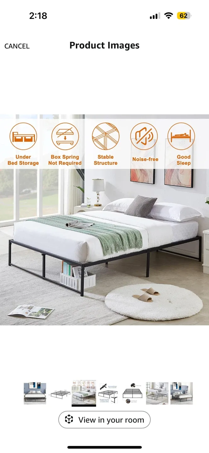 Full size Mattress + Bed Frame image indicator(3)