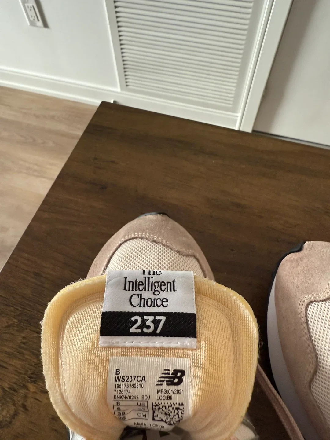 New Balance 237 Pink/Silver Women's Size 8 image indicator(4)