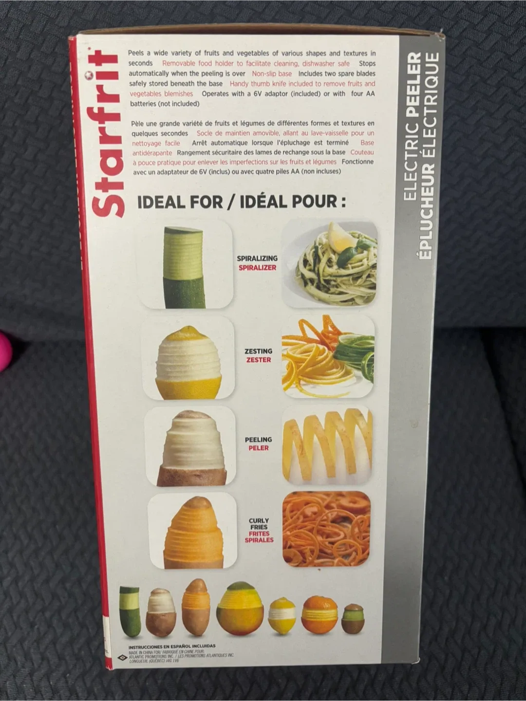 Starfrit Electric Peeler image indicator(2)