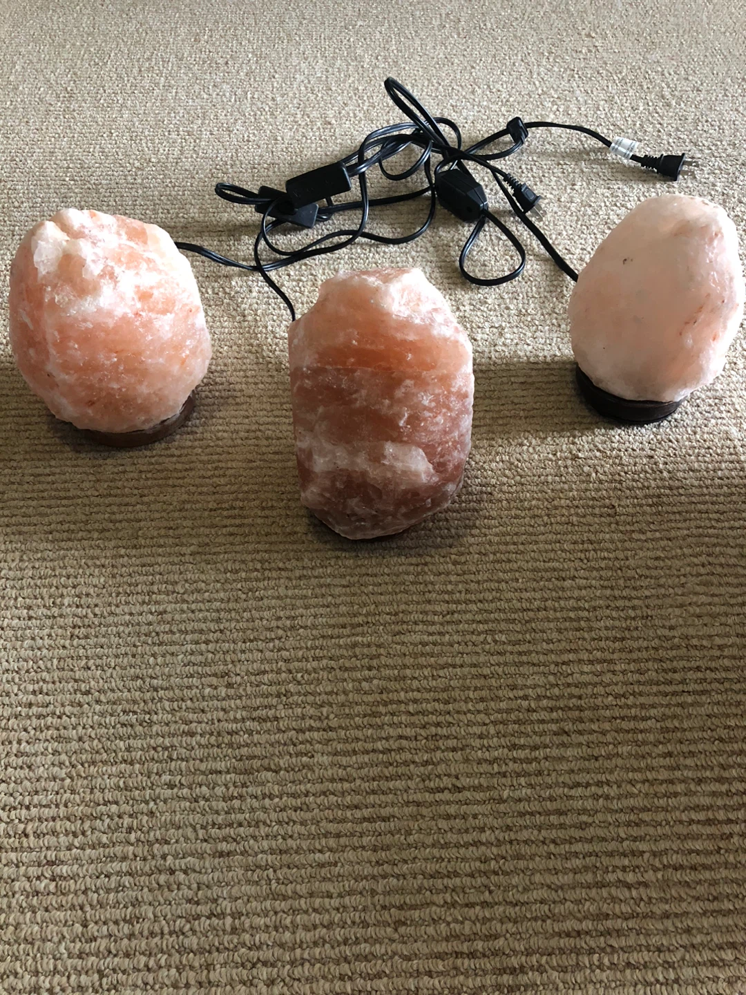 Himalayan Salt Lamps (Set of 3) - photo 2