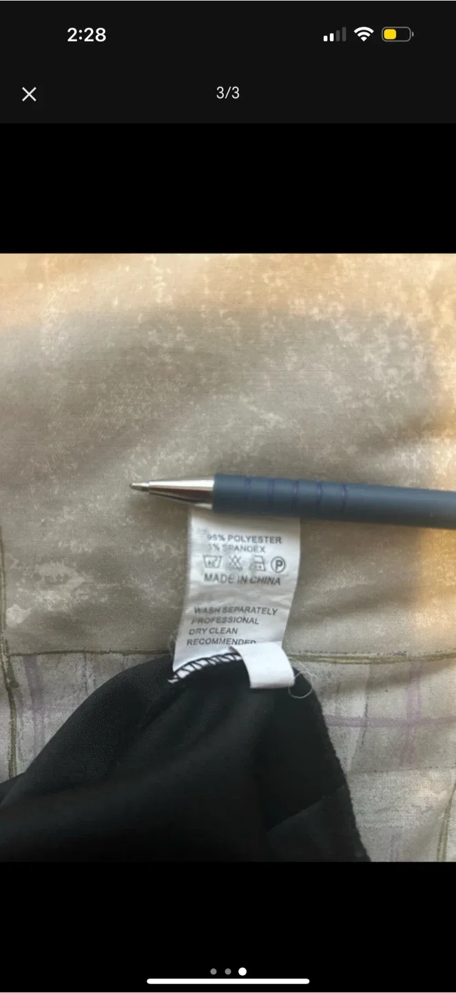 Beautiful Black Ruffle Sleeve Jumpsuit Size Small image indicator(5)