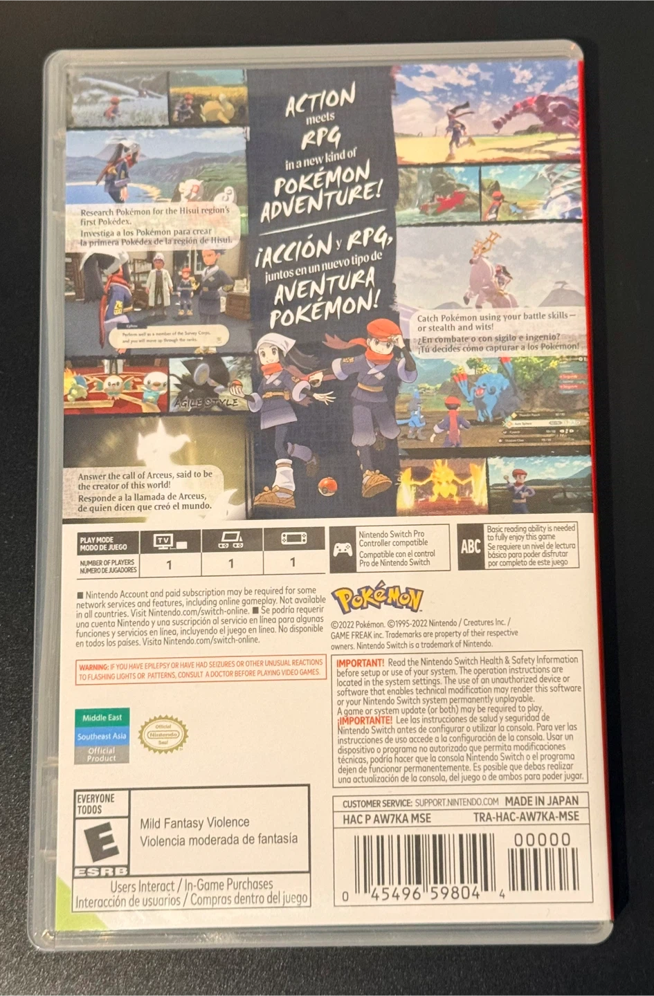 Pokémon Legends: Arceus - Nintendo Switch Game - photo 2