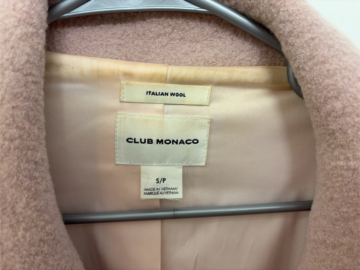 Club Monaco 100% Italian Wool Coat - Size S - photo 2