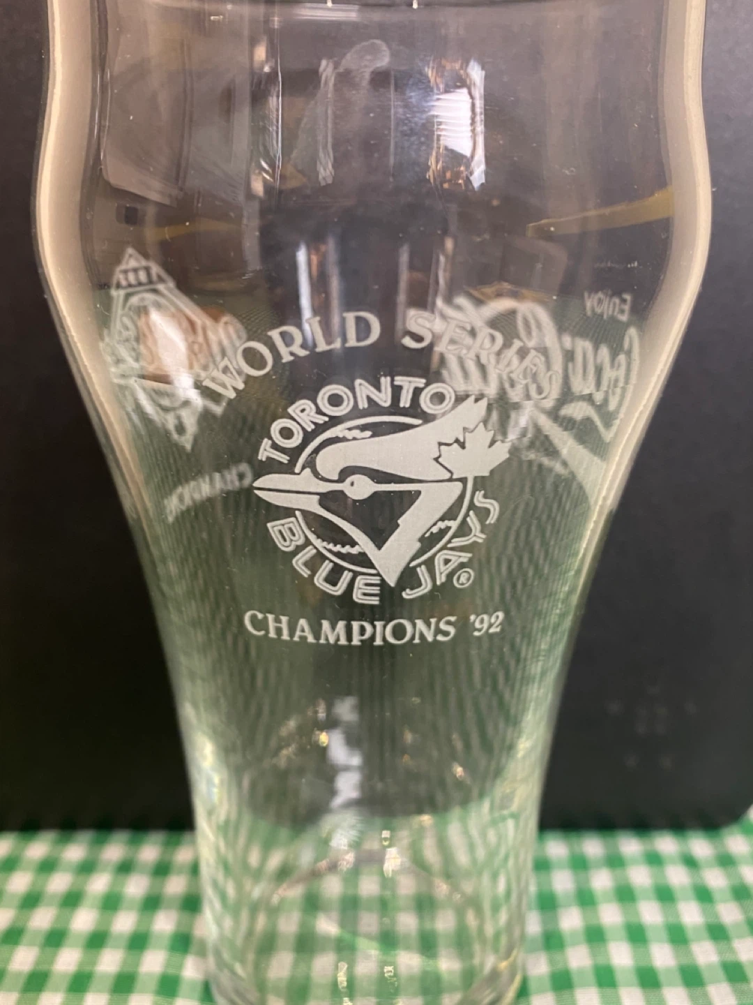Coca-Cola Toronto Blue Jays 1992 World Series Glass