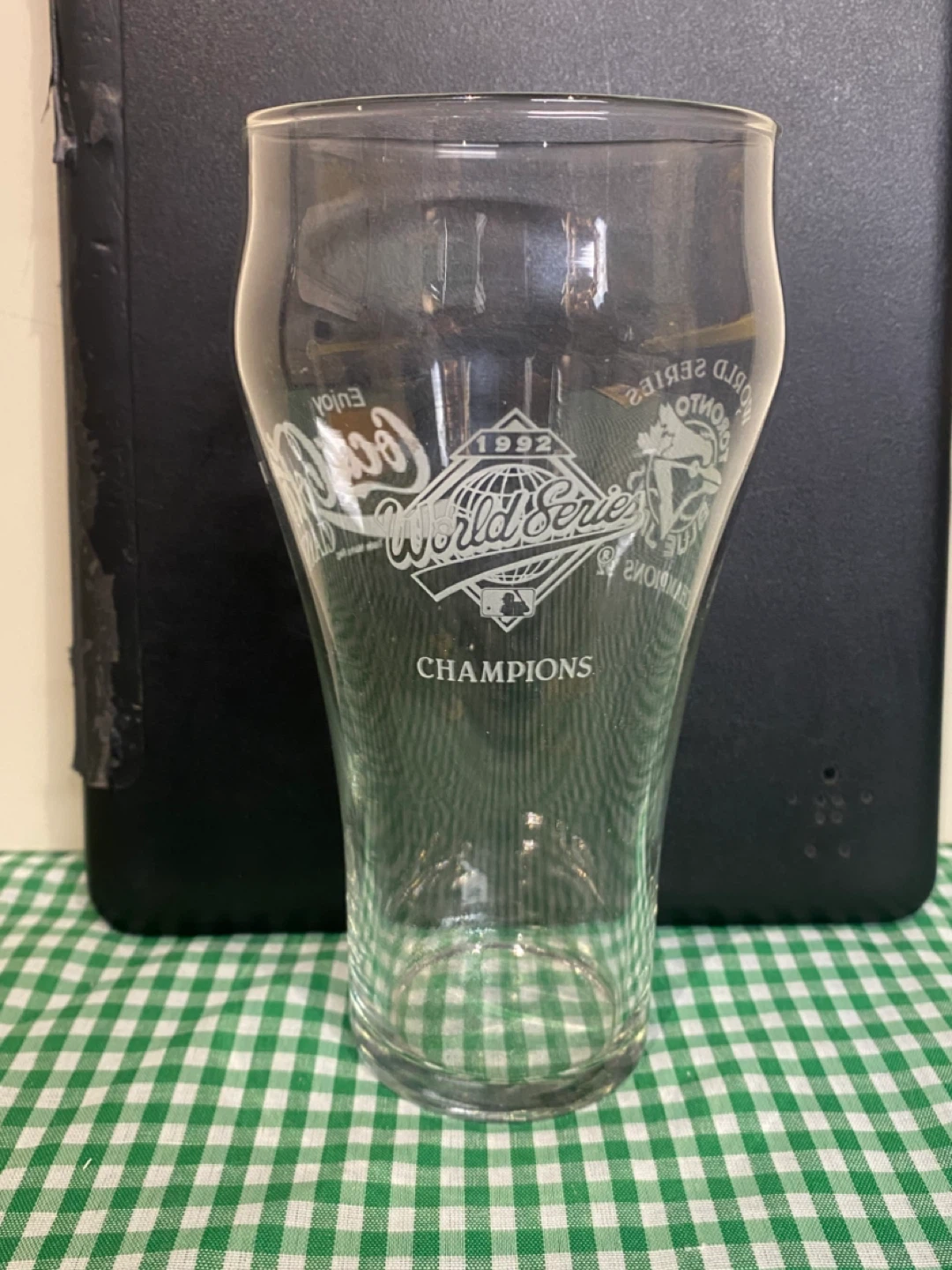 Coca-Cola Toronto Blue Jays 1992 World Series Glass - photo 3