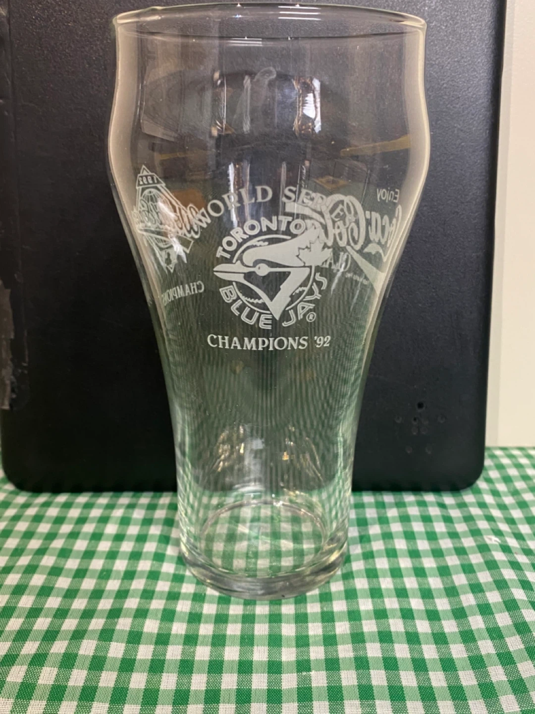 Coca-Cola Toronto Blue Jays 1992 World Series Glass - photo 2