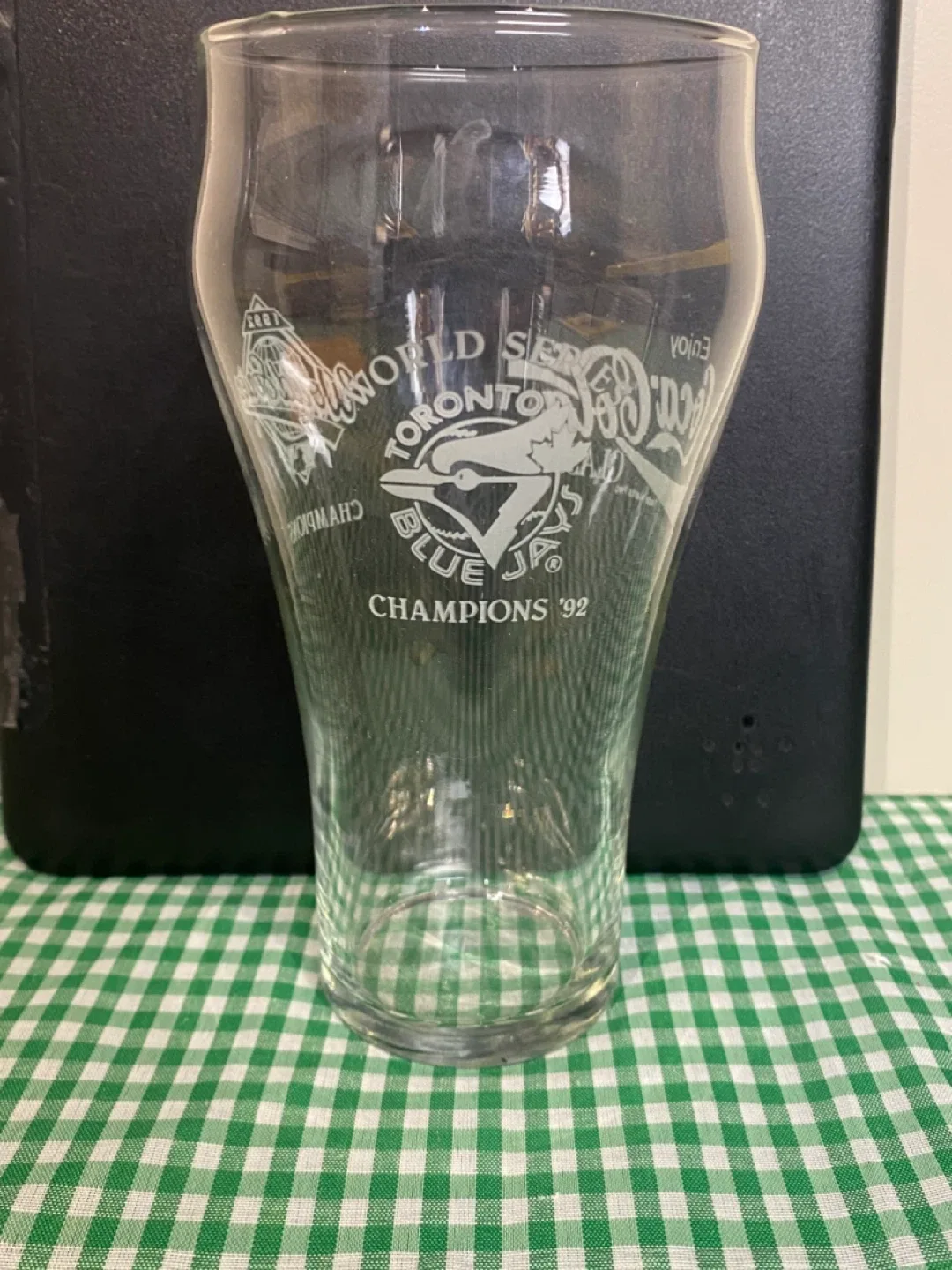 Coca-Cola Toronto Blue Jays 1992 World Series Glass image indicator(2)