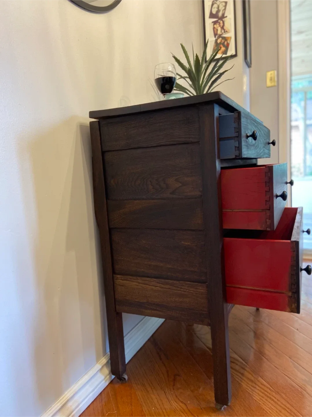 Wood 3-Drawer Dresser image indicator(3)