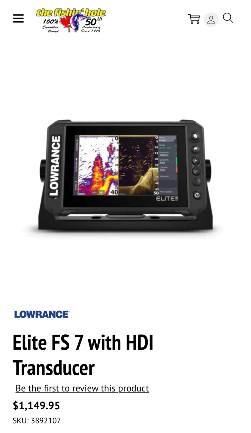 Lowrance Elite-7 HDI Fishfinder/Chartplotter image indicator(4)