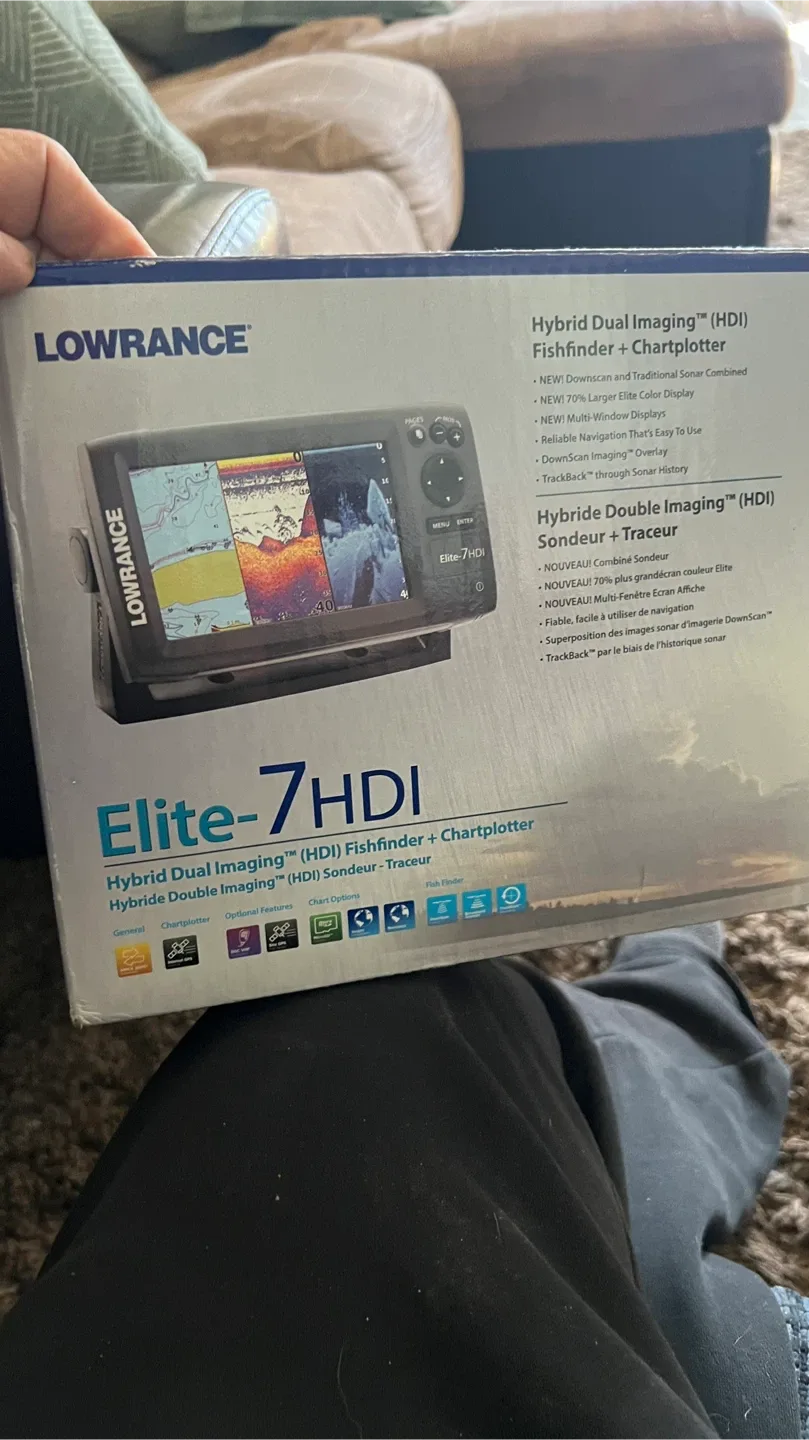 Lowrance Elite-7 HDI Fishfinder/Chartplotter image indicator(2)