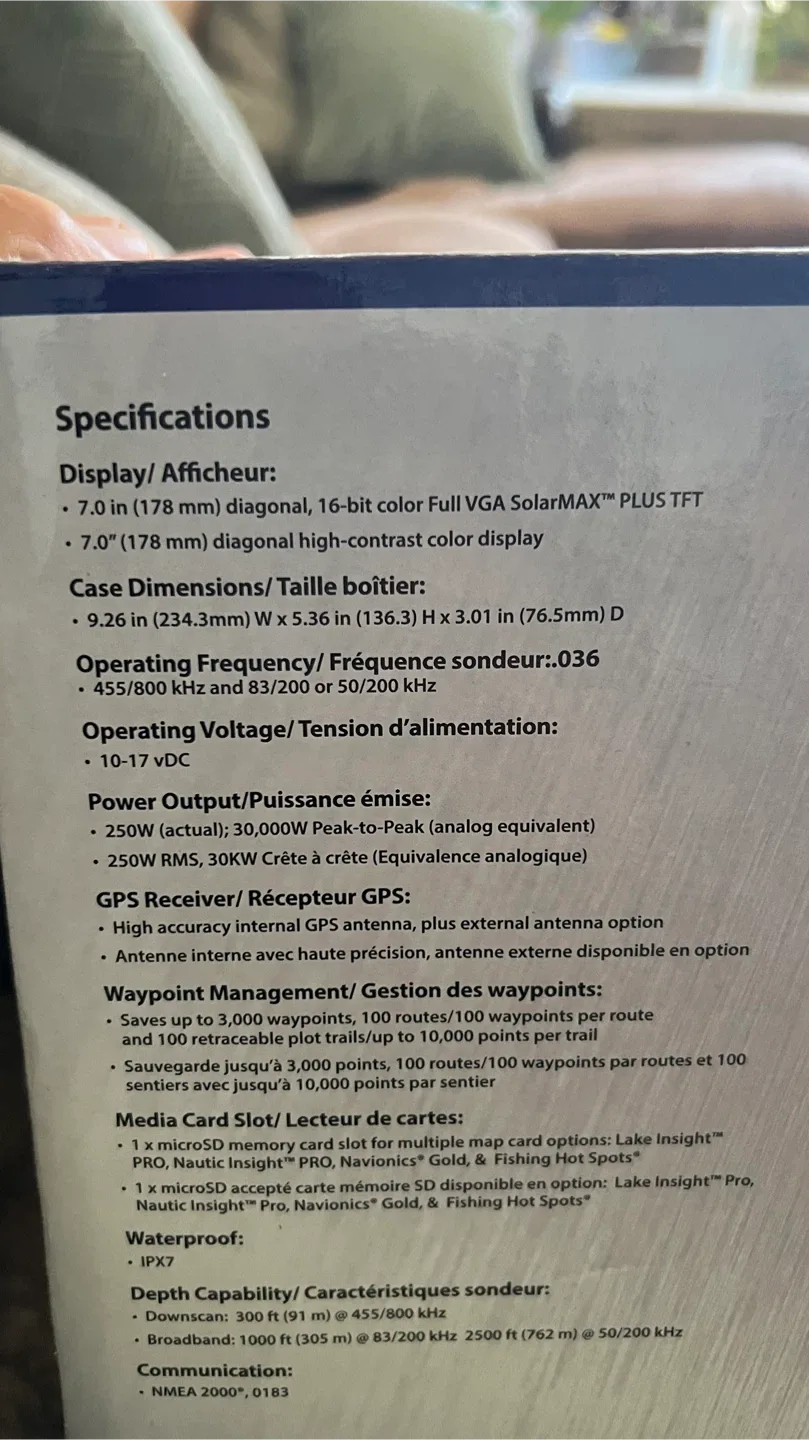 Lowrance Elite-7 HDI Fishfinder/Chartplotter image indicator(5)