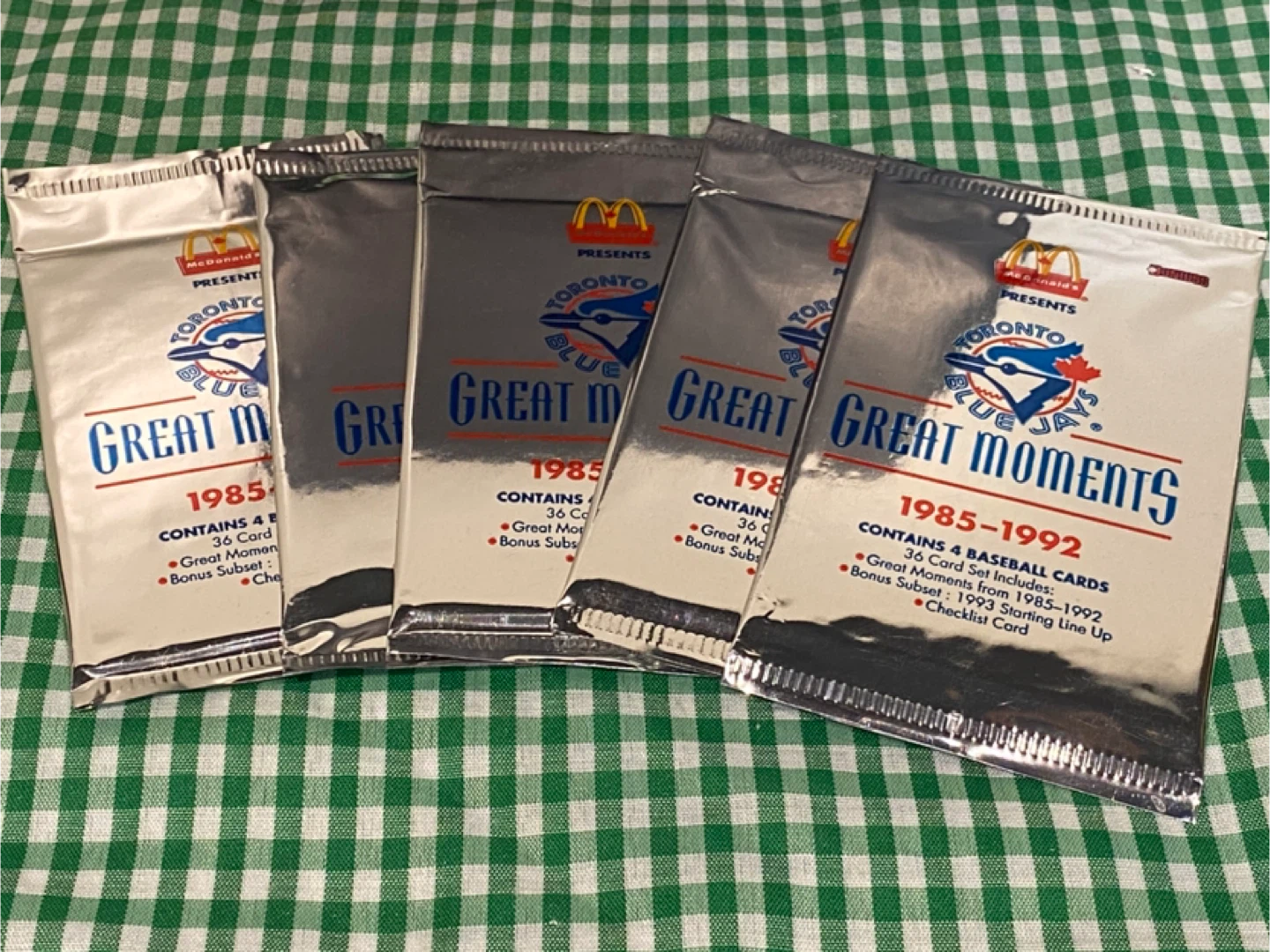 McDonald's Toronto Blue Jays Great Moments Cards
