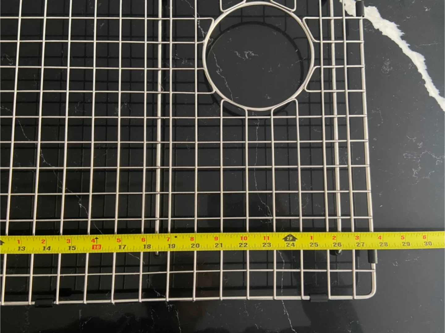 Large Sink Bottom Grid, Stainless Steel ~ 27.6 x 15.6 inches - photo 2