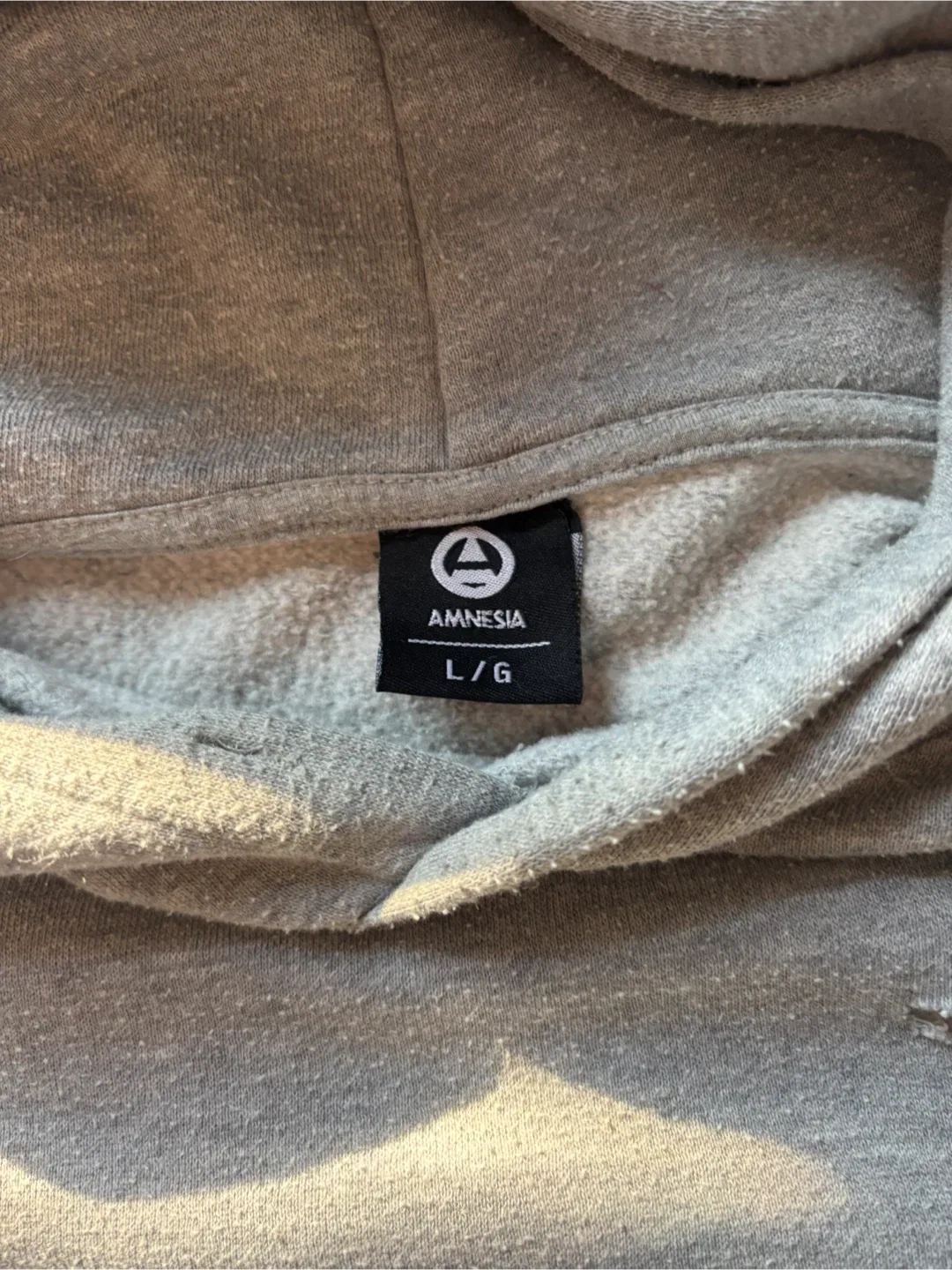 Amnesia Distressed Hoodie - Large image indicator(2)