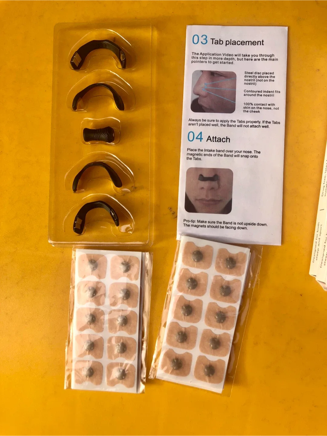 New Magnetic Nasal Dilator for Sleep apnea/sleep apnoea image indicator(3)