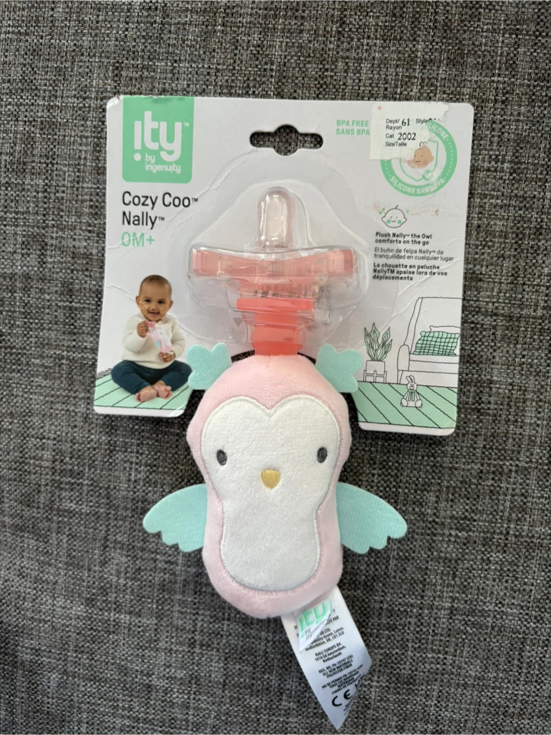 Ity by Ingenuity Cozy Coo Nally Pacifier - New