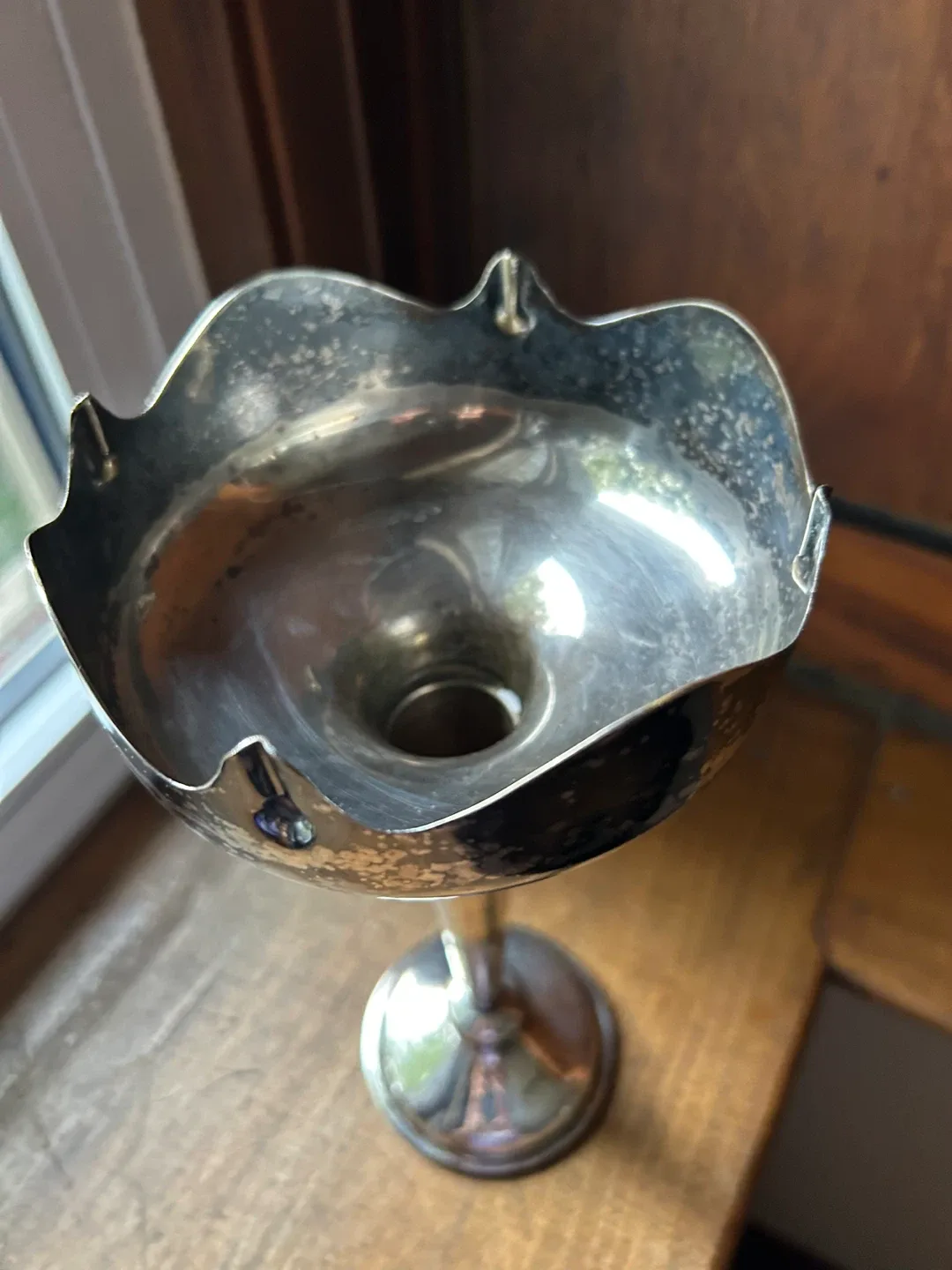 ART NOUVEAU DECO Antique Hamo silver vase candlestick image indicator(10)