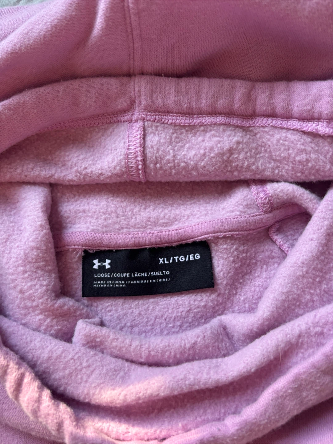 Under Armour Pink Hoodie - Size XL - photo 2