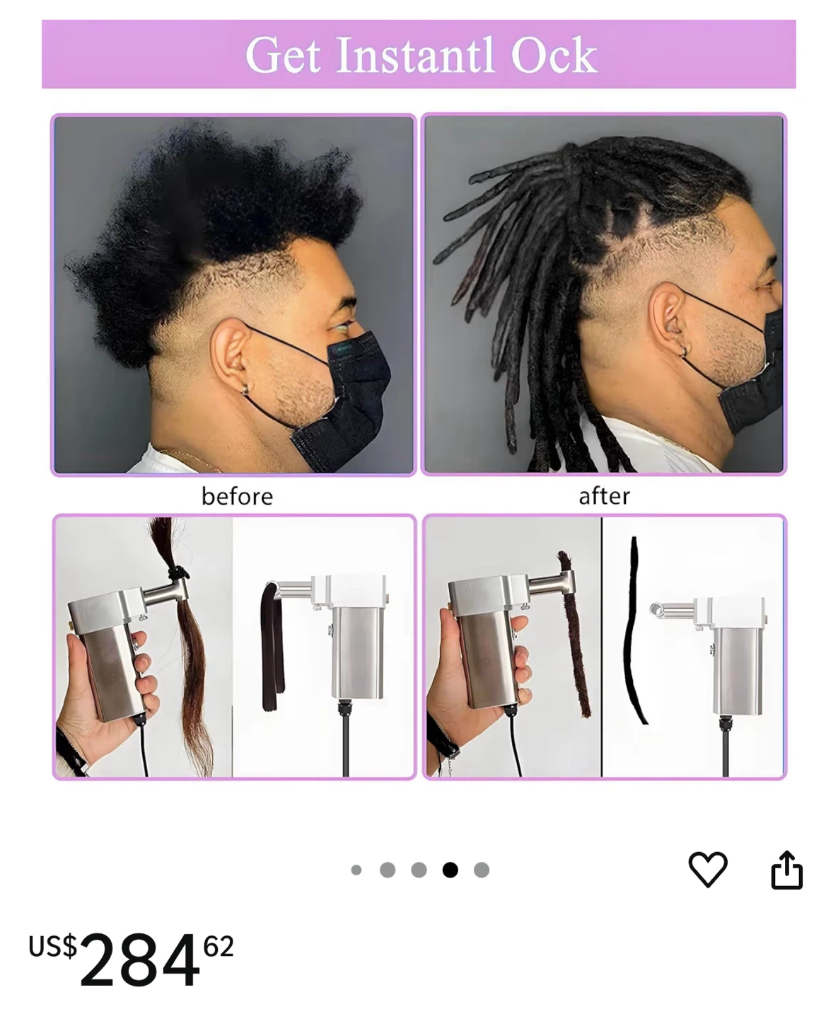 Professional Automatic Dreadlock Machine - photo 5