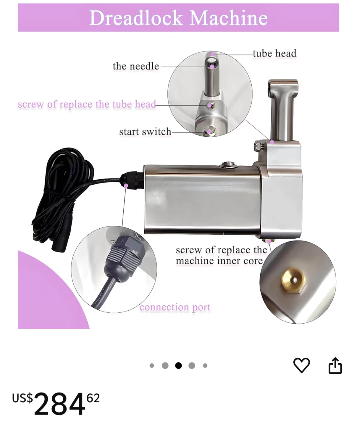 Professional Automatic Dreadlock Machine