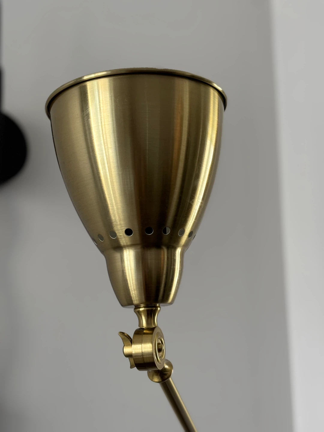 Gold Floor Lamp - Adjustable Arm - photo 4