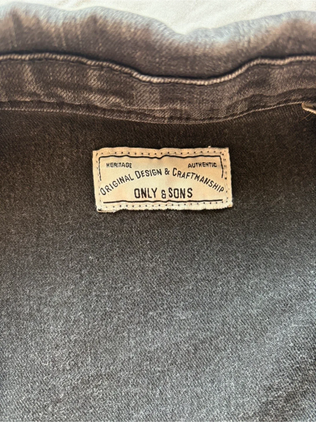 Only & Sons Black Denim Jacket image indicator(2)