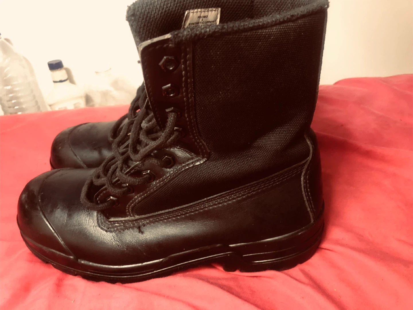Workload Black Work Boots - Size Unknown - photo 2