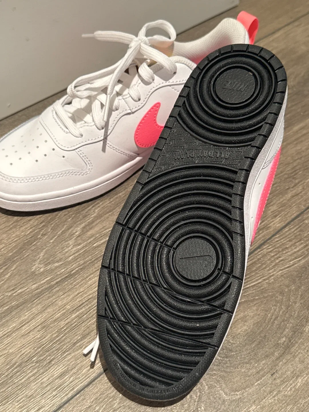 Nike Court Borough Low 2 White/Pink Sneakers image indicator(5)