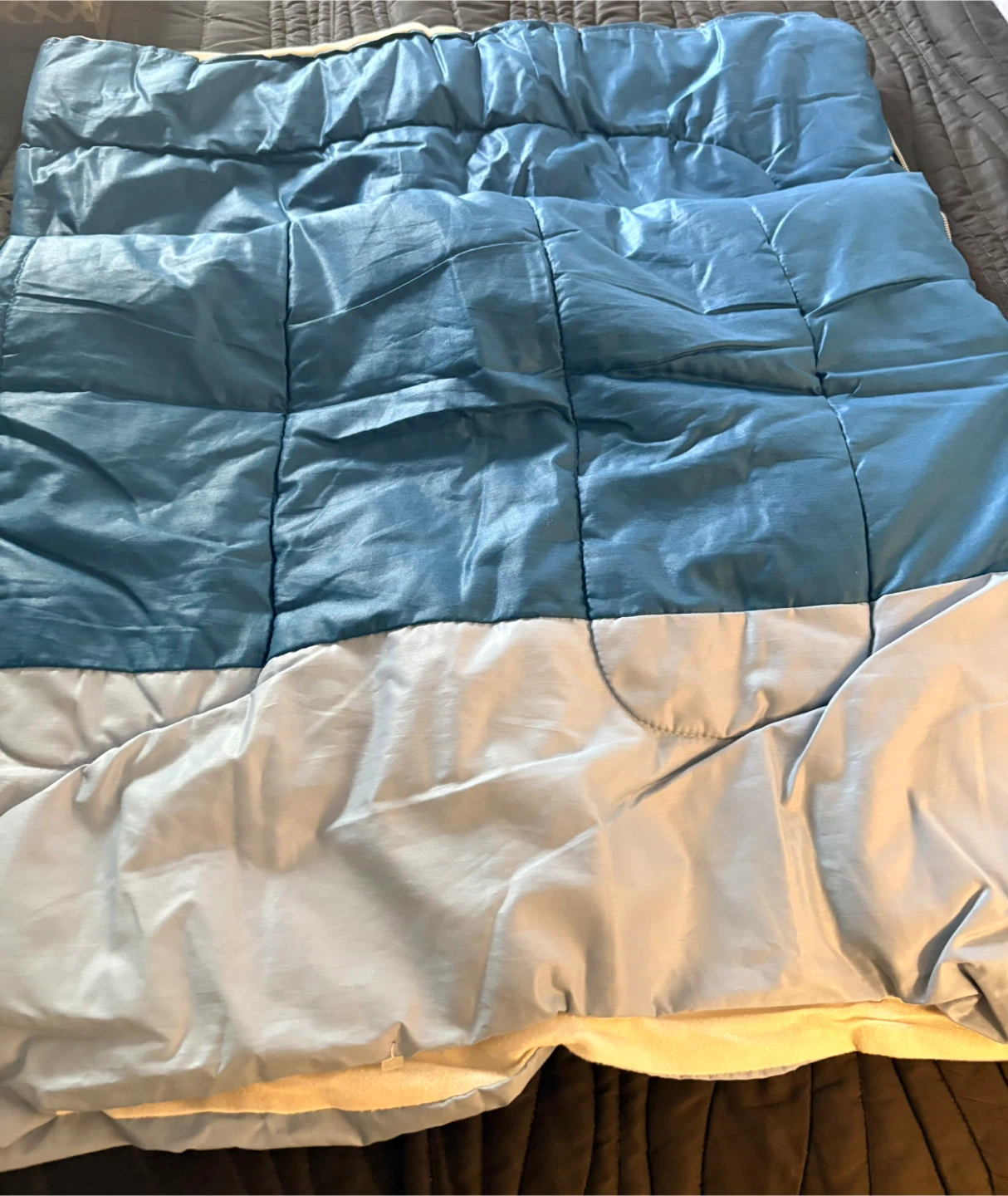 Blue Sleeping Bag - 163x178cm
