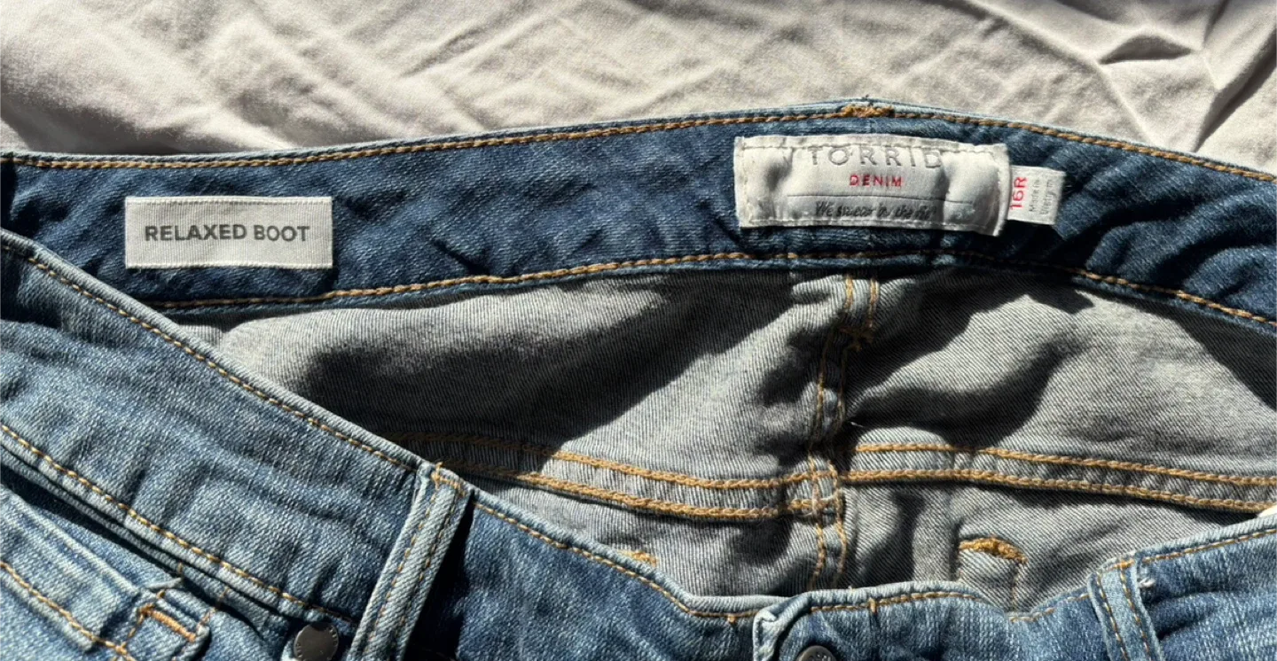 Torrid Relaxed Boot Jeans, Size 16R image indicator(2)