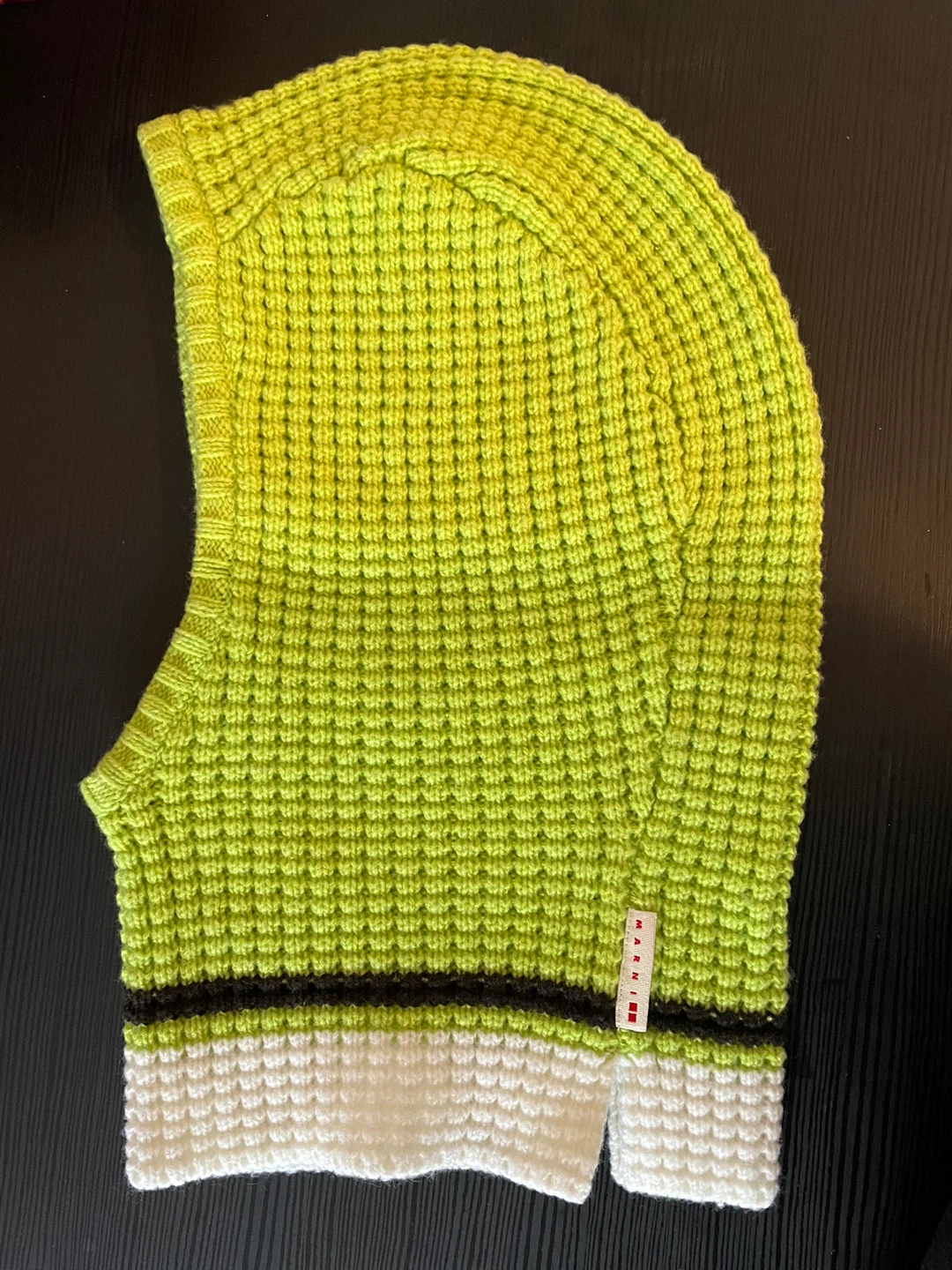 Uniqlo x Marni Knit Balaclava - Green, White, Black