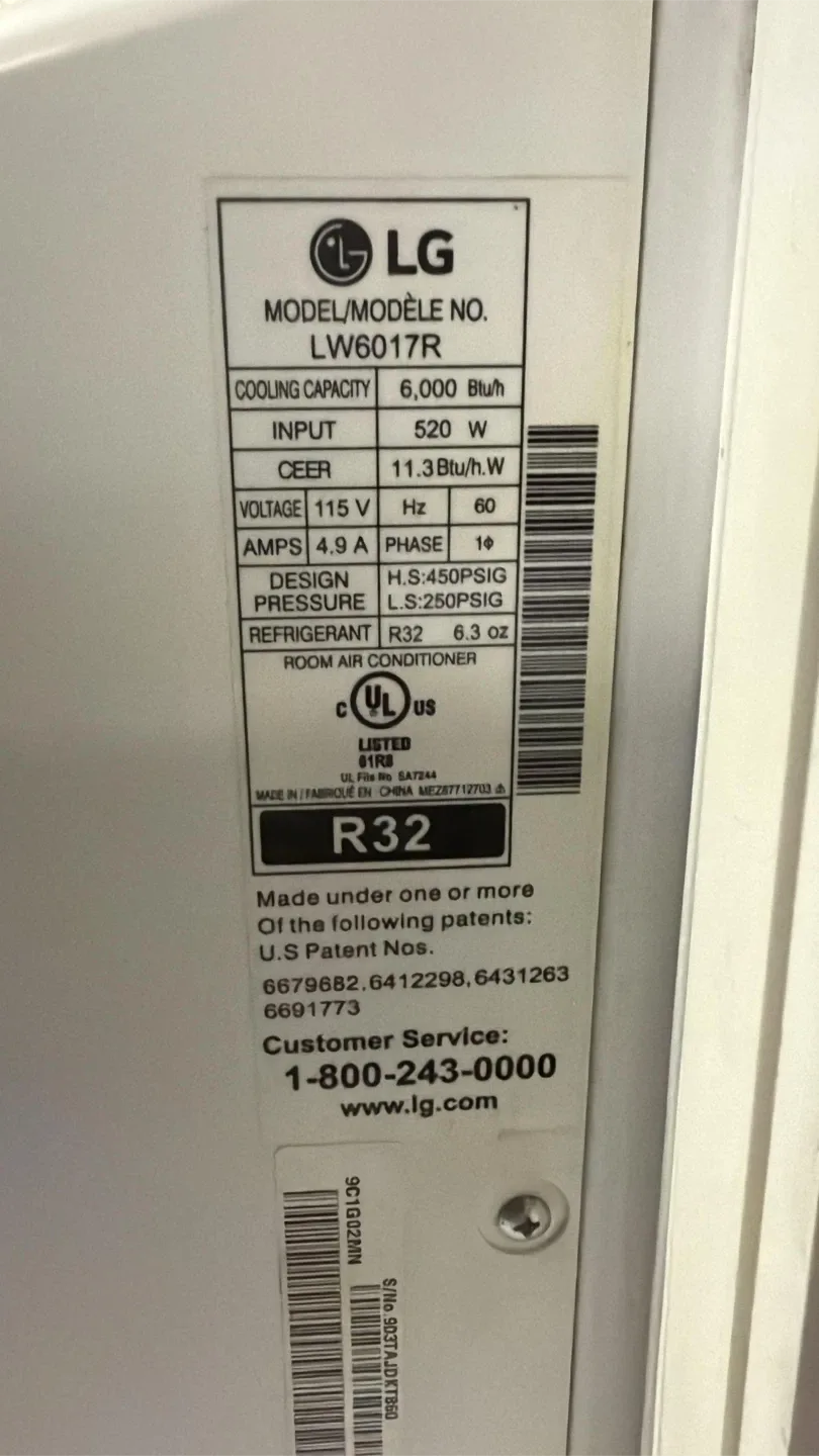 LG LW6017R Room Air Conditioner image indicator(2)