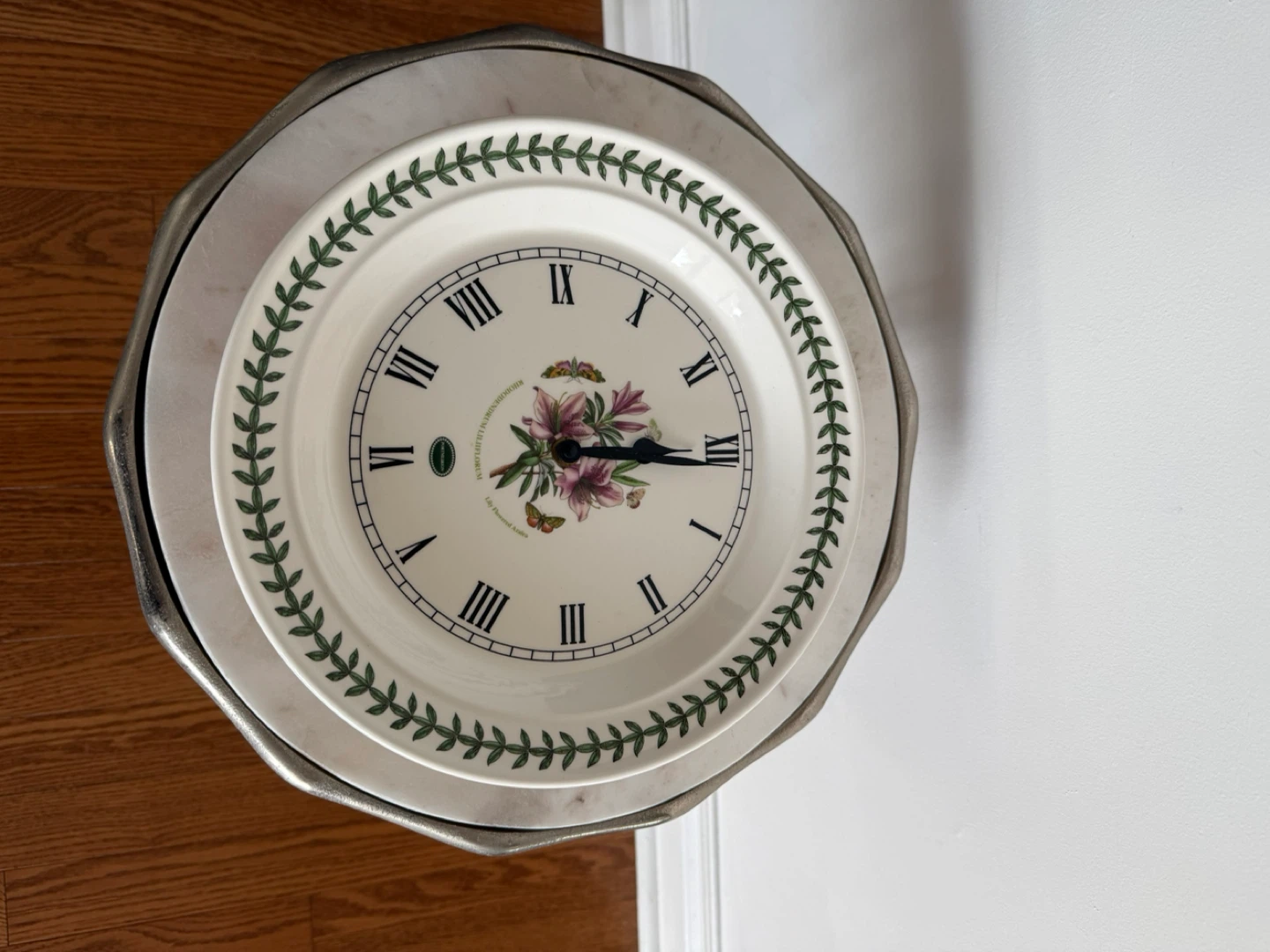 Portmeirion Botanic Garden 10" Wall Clock Azalea