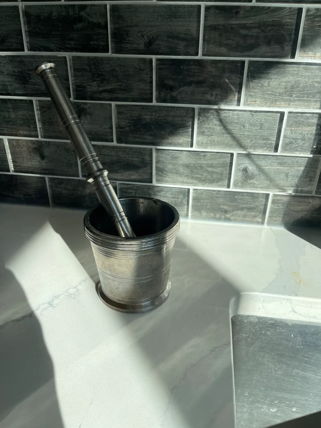 Silver Mortar and Pestle Set thumbnail
